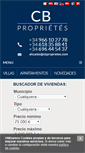 Mobile Screenshot of cbproprietes.com